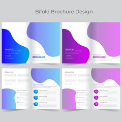 Business Bifold Brochure Template