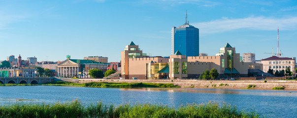 Panorama of the Chelyabinsk city at summer time