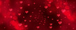 © preto_perola - Decorative Valentines day background with bokeh lights and heart.