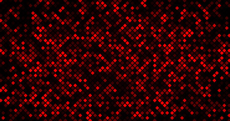 Fototapete - Abstract color squares background. Pixels and squares. Illustration.