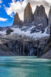 Fototapeta Góry - The Towers, Torres del Paine National Park, Chile
