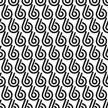 Original name(s): Seamless background with black number 6