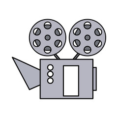 Poster - cinema projector isolated icon