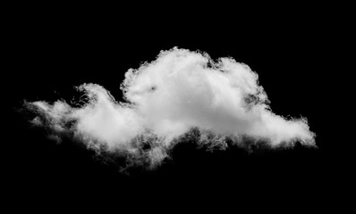 white clouds on black background