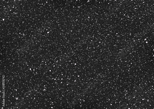 Black Glitter Background as Mosaic Texture - Abstract Pattern for Your Graphi...