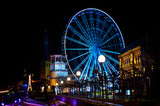Fototapeta Miasto - Blue Eye Ferris wheel cologne