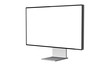 © Evgeniy Zimin - Computer monitor mockup isolated on white background - side view. Vector illustration