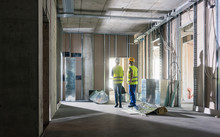 Interior Construction Works In A Building