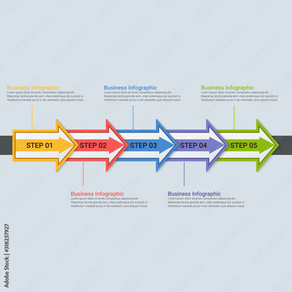 Vector infographic design, structure chart, presentation template ...