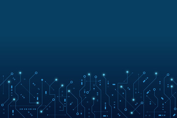vector futuristic circuit board , Electronic motherboard , Communication and engineering concept , Hi-tech digital technology concept