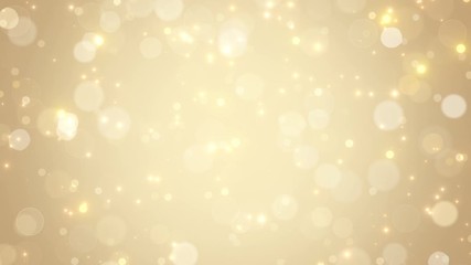 Wall Mural - sparkles gold background flashing glitter light