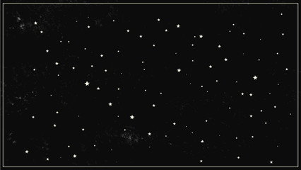 abstract black background with stars for your design. vector starry night sky. space backdrop.