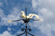 weathervane on the top of building