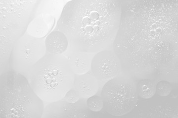 Wall Mural - abstract white water bubbles background
