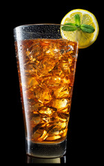 Canvas Print - glass of iced tea