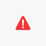Fototapeta  - Warning icon. The attention icon. Danger symbol. Alert icon