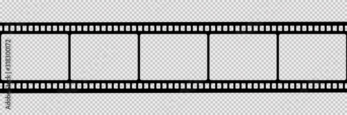 Fotomural Film strip isolated vector icon