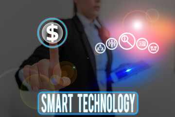 Poster - handwriting text writing smart technology. conceptual photo used to protect and prevent errors in ha