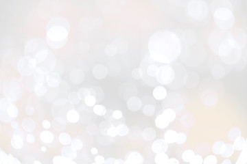 Abstract bokeh white background and winter