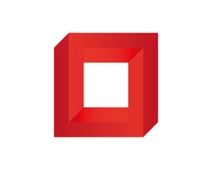Poster - Abstract colour 3D spiral shape. Vector dimensional object. Geometrical polygonal dimensional object.