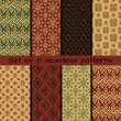 © Molgaart - Set of 8 seamless patterns in ethnic style. Boho ornament. Tribal art print, background for fabric design, wallpaper, wrapping.