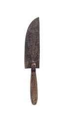 Wall Mural - old cleaver knife isolated on white background