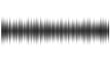 Halftone dotted audio equalizer. Halftone effect vector pattern.