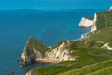 Wall Mural - The Dorset coast at St.Oswald's Bay, England, UK