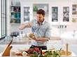 © nyul - Casual man preparing salad