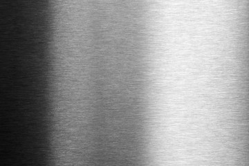 Poster - aluminum background. Stainless steel texture close up