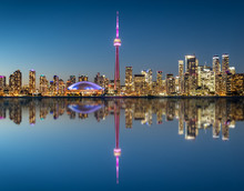 Toronto Skyline At The Morning