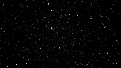 Wall Mural - abstract motion of white stars dots snow on isolated black background of space galaxy for abstract f
