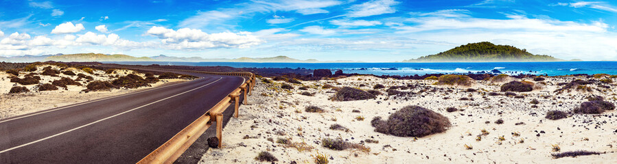 Wall Mural - image related to unexplored road journeys and adventures.car travel concept..road through the scenic
