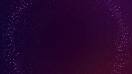 Wall Mural - abstract motion of white stars dots snow on blue purple background of space galaxy for abstract futu
