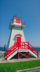 lighthouse and blue sky