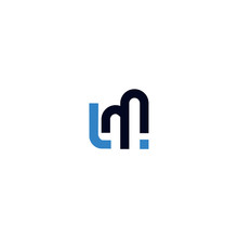 LM L M Logo Icon Design Template Elements