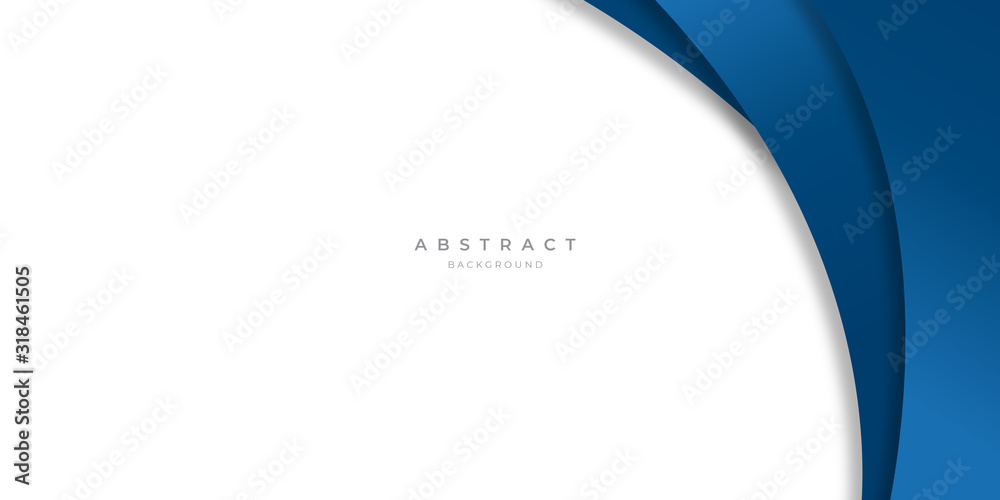 Modern blue abstract curve lines background for presentation design, banner, brocure, and business card - obrazy, fototapety, plakaty 