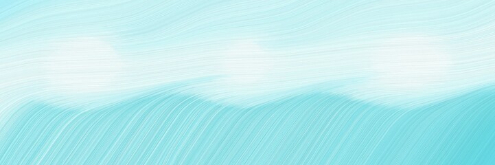 Aufkleber - dynamic header with light cyan, sky blue and baby blue colors. dynamic curved lines with fluid flowing waves and curves