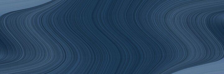 Poster - modern designed horizontal header with dark slate gray, slate gray and teal blue colors. dynamic curved lines with fluid flowing waves and curves