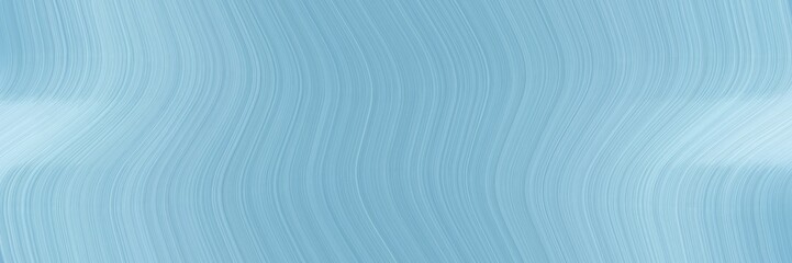 Poster - surreal header design with sky blue, pale turquoise and light blue colors. dynamic curved lines with fluid flowing waves and curves