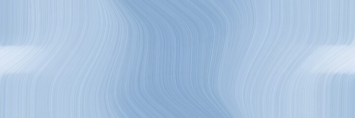 Poster - colorful banner with light steel blue, lavender and cadet blue colors. dynamic curved lines with fluid flowing waves and curves