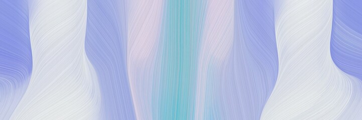 Poster - flowing header with light gray, light steel blue and corn flower blue colors. dynamic curved lines with fluid flowing waves and curves