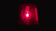 Red Flashing Warning Light / Siren - Emergency Services, Ambulance, Fire, Police Rotating Beacon