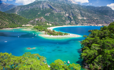 Wall Mural - blue lagoon in oludeniz, turkey