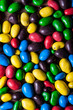 Colorful background made from peanuts candy