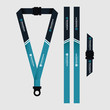 Blue lanyard template for dentist