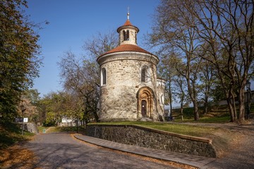 Wall Mural - Rotunda of St. Martin in Prague at Vysehrad.