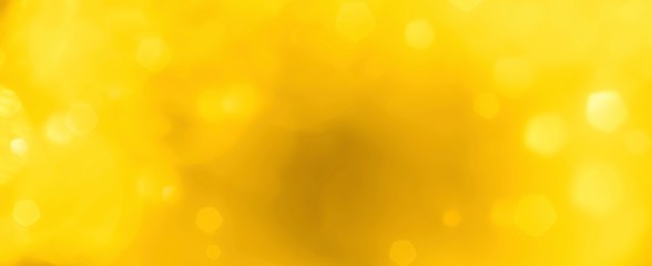 Wall Mural - abstract yellow background with bokeh lights - concept summer sun, easter, creative ,idea