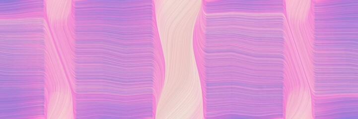 Poster - dynamic designed horizontal header with pastel violet, pastel pink and pastel magenta colors. dynamic curved lines with fluid flowing waves and curves
