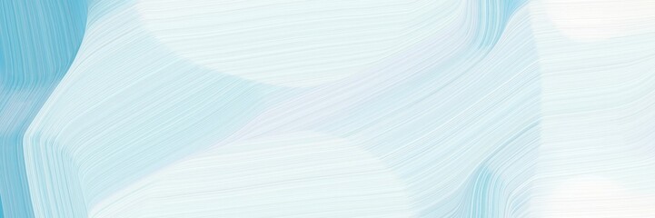 Poster - artistic header with lavender, sky blue and light blue colors. dynamic curved lines with fluid flowing waves and curves
